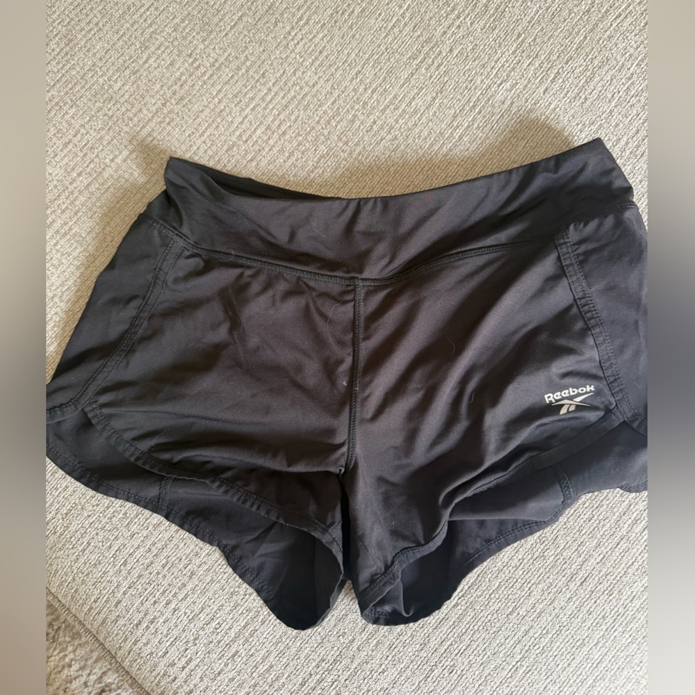Reebok Women's Black Athletic Shorts